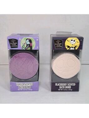 Disney Nightmare Before Christmas Bath Bombs Jack Skellington Sally Set Scented